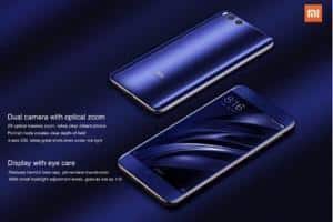 Xiaomi Mi6 top di gamma cinese rivale per iPhone 8