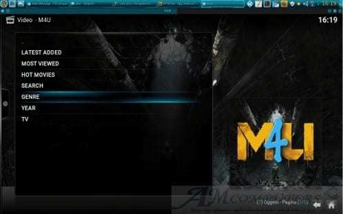 M4U Kodi Add-on Film Super HD Guida e configurazione