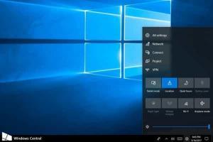 Microsoft mostra il nuovo Control Center su Windows 10
