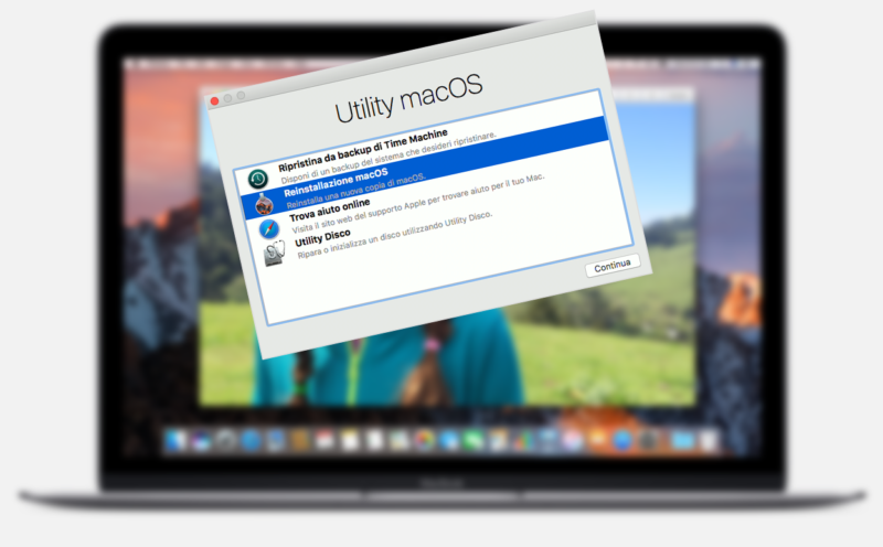 Guida installazione del sistema operativo Mac