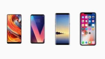 IPhone X Note 8 LG V30 Mi MIX2 a confronto