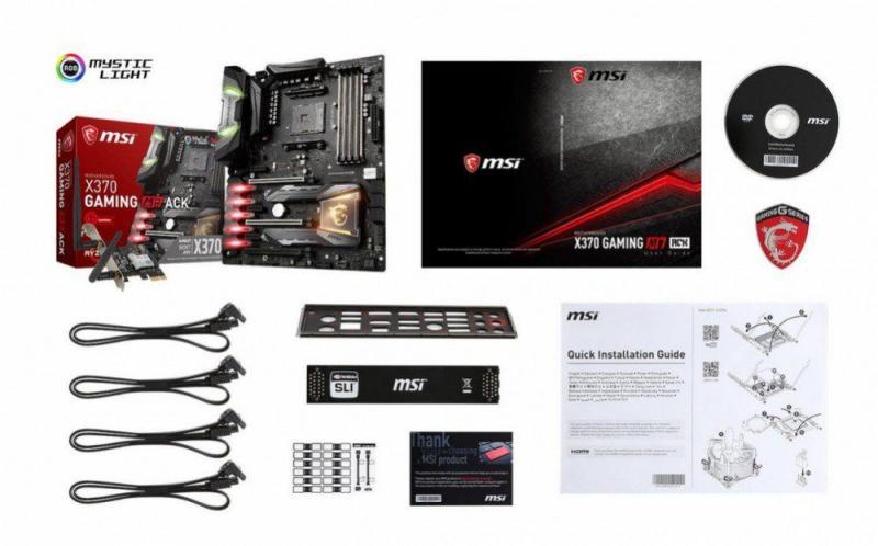 MSI X370 GAMING M7 ACK per CPU Ryzen