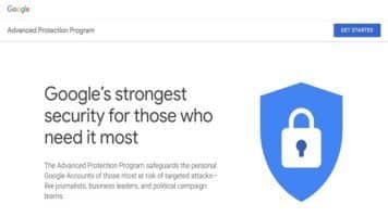 Google Advanced Protection Program sicurezza account