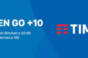 TIM fino al 12 novembre Tim Ten Go 10GB gratis