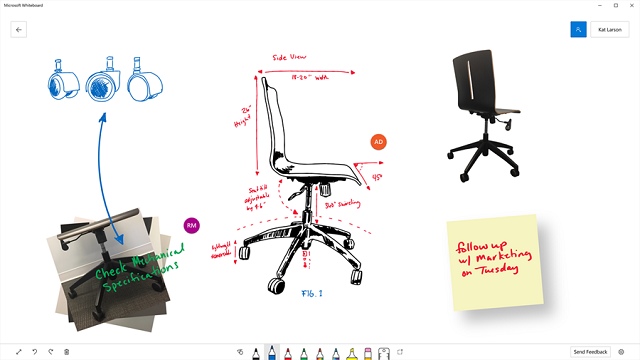 Whiteboard arriva su Windows 10 app collaborativa di Microsoft