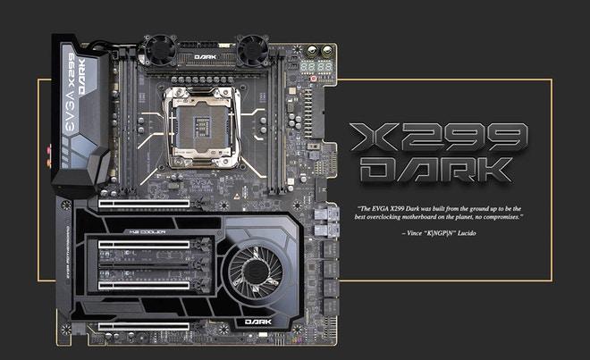 EVGA X299 Dark motherboard top gamma per overclocker