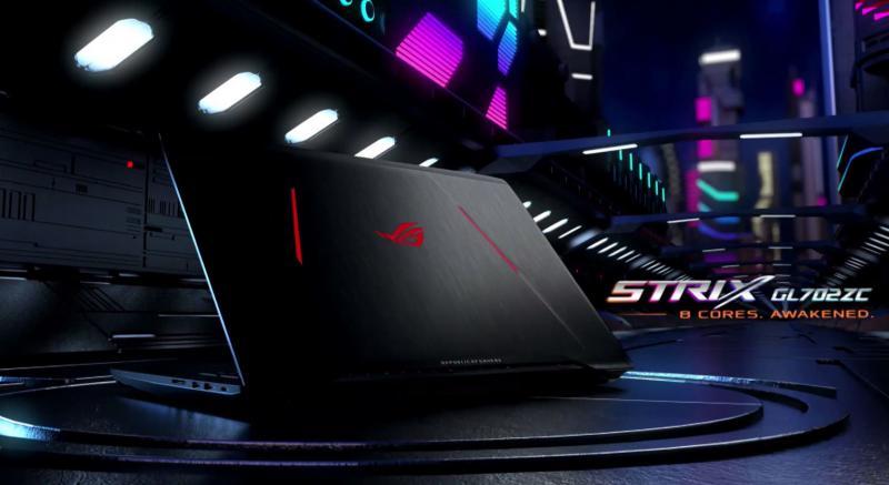 ASUS ROG Strix GL702ZC con processore AMD Ryzen 