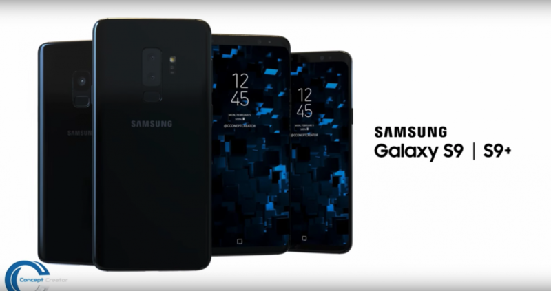 Samsung Galaxy S9 e S9 Plus mostrati in video concept