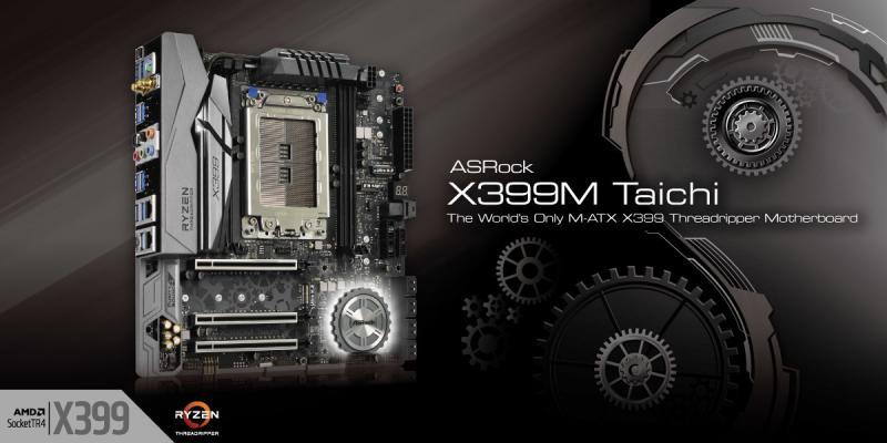 ASRock X399M Taichi scheda madre mATX per AMD Ryzen Threadipper