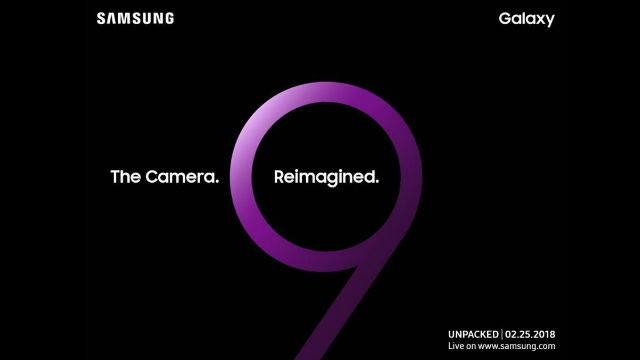 Samsung Galaxy S9 sarà presentato il 25 febbraio 2018 Ufficiale