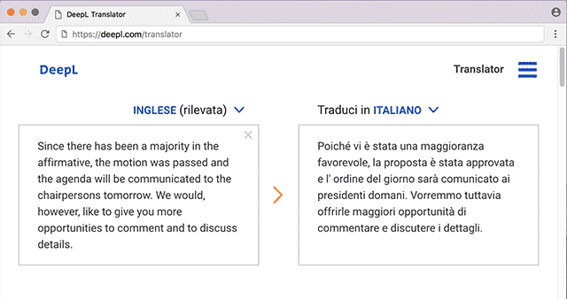 DeepL il traduttore online che sfida Google Translate