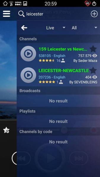 Live Stream Player le Partite live su Android iOS PC