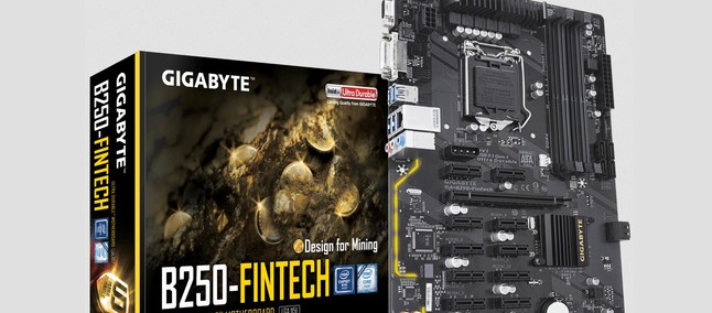 Gigabyte B250-FinTech scheda madre per il mining