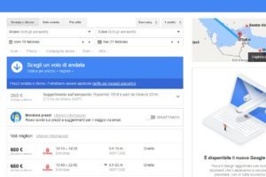 Cercare un volo con Google Flights batte siti di ricerca