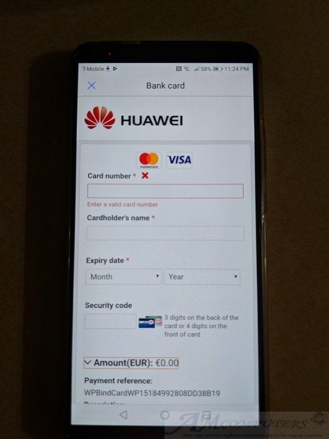 Huawei Pay debutta in europa su P20 e P20 Pro