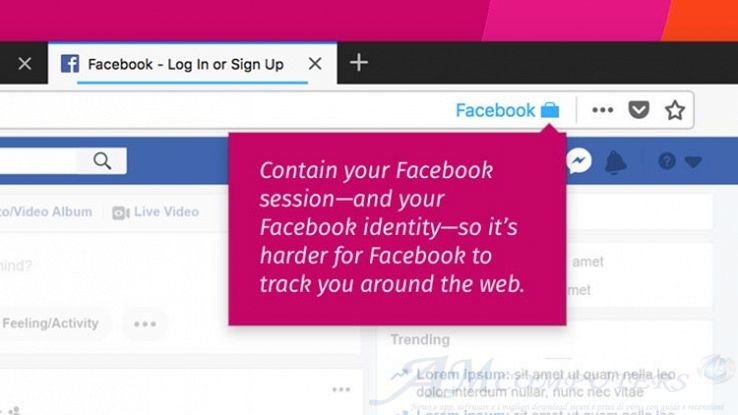 Firefox risolve il problema del tracciamento dei dati di Fecebook