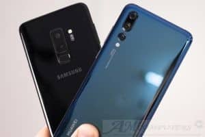 Confronto tra Samsung Galaxy S9 iPhone X Huawei P20 Pro