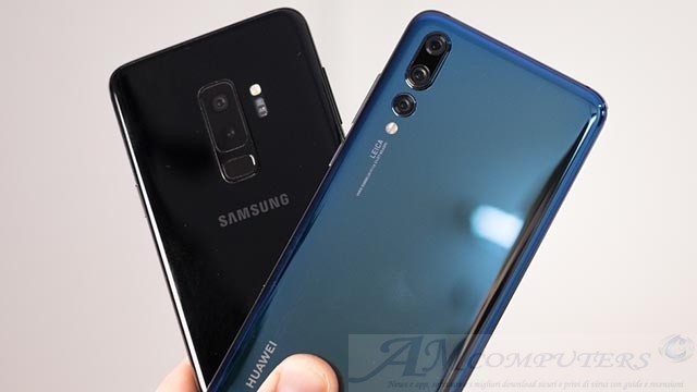 Confronto tra Samsung Galaxy S9 iPhone X Huawei P20 Pro