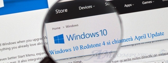 Windows 10 Redstone 4 si chiamerà April Update 1804
