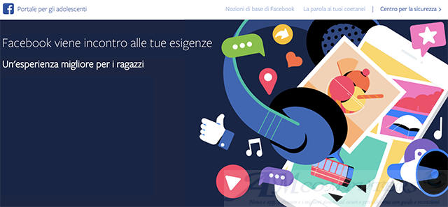 Facebook lancia il portale degli adolescenti con funzioni e sicurezza