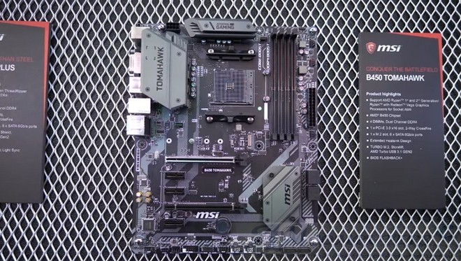 MSI schede madri con chipset AMD B450 al Computex 2018