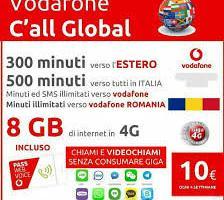 Vodafone dal 24 Giugno offerta attivabile CAll Global