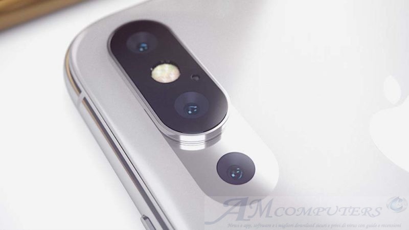 IPhone X 2018 con tripla fotocamera e schermo OLED