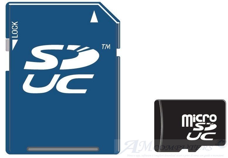 SD Express schede di memoria veloci come SSD solid