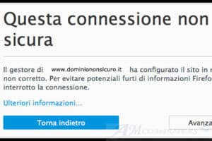 Chrome segnala chi usa protocollo http come sito non sicuro