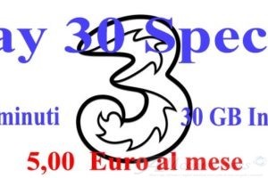 Play 30 Special 1000 minuti 30 Giga 5 euro mensili