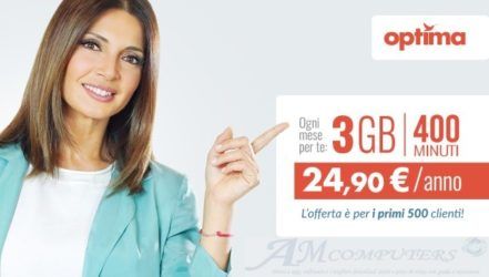 Optima Mobile Semplice 3 GB 400 minuti a 2 euro