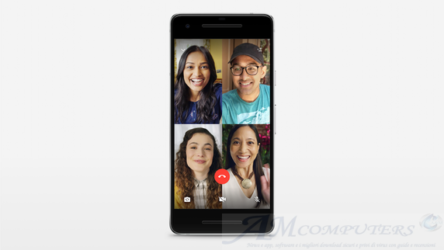 WhatsApp nuova funzione videochiamata di gruppo fino a 4 persone