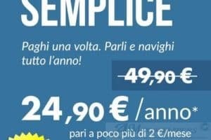 Optima Mobile Semplice 3 GB 400 minuti a 2 euro