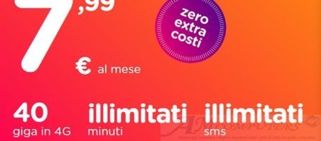 Ho Mobile Minuti e SMS illimitati e 40GB di Internet