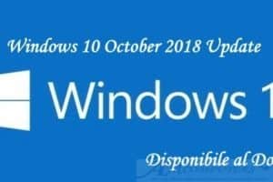 Microsoft rilascia ufficialmente Windows 10 October 2018 Update