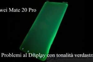 Huawei Mate 20 Pro problemi al Display