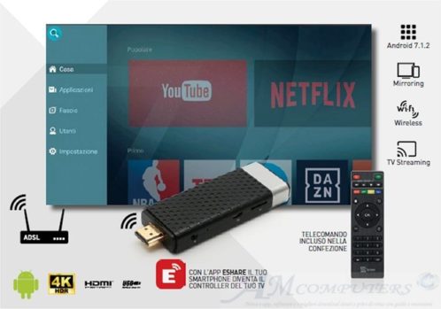 Telesystem TS UP 4K Stealth Smart Box Android HDR
