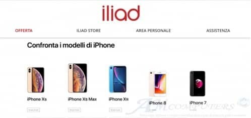 Iliad pubblicati i prezzi iPhone Xs e iPhone Xr