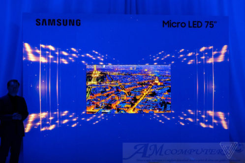 Samsung presenta TV Micro Led da 75 pollici