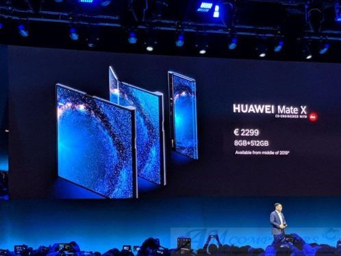 Huawei Mate X ufficiale smartphone pieghevole 5G
