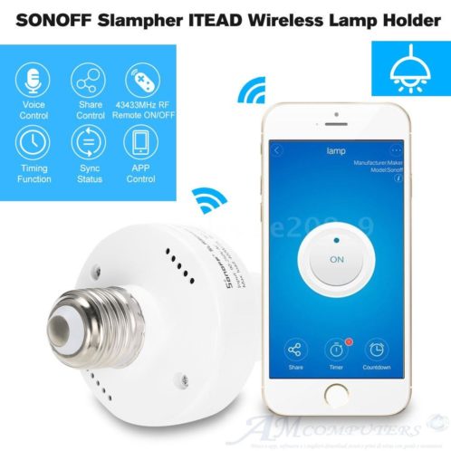 SONOFF Slampher che rende smart tutte le lampade