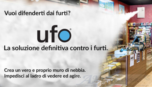 Nebbiogeno UFO innovativo sistema di sicurezza