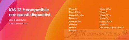 Apple rilascia iOS 13 su tutti i Dispositivi Ufficiale