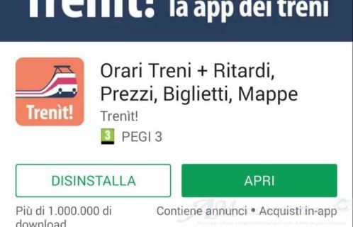 Trenìt: APP che consente di monitorare orari dei Treni