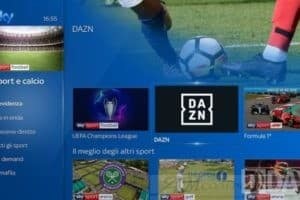 Dazn sbarca su Sky sul canale 209