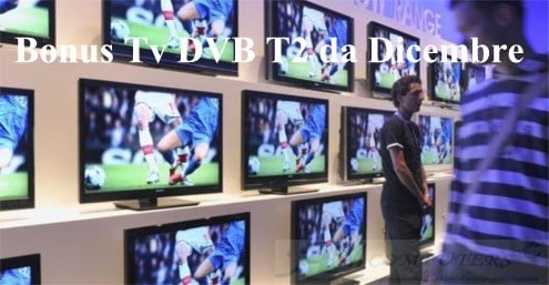 Bonus Tv DVB T2 da Dicembre come richiederlo