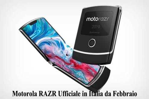 Motorola RAZR Ufficiale in Italia da Febbraio