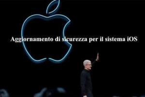 Mac e iPhone: Aggiornamento di sicurezza per il sistema iOS