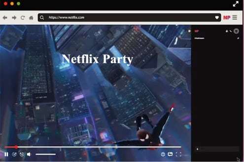 Netflix Party per commentare e condividere Film
