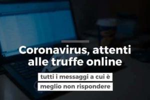 Truffe da Coronavirus mail, messaggi e virus informatici